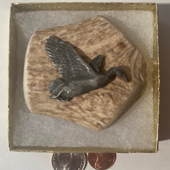 Accessories Vintage Metal Belt Buckle Duck Mallard Fowl Nature